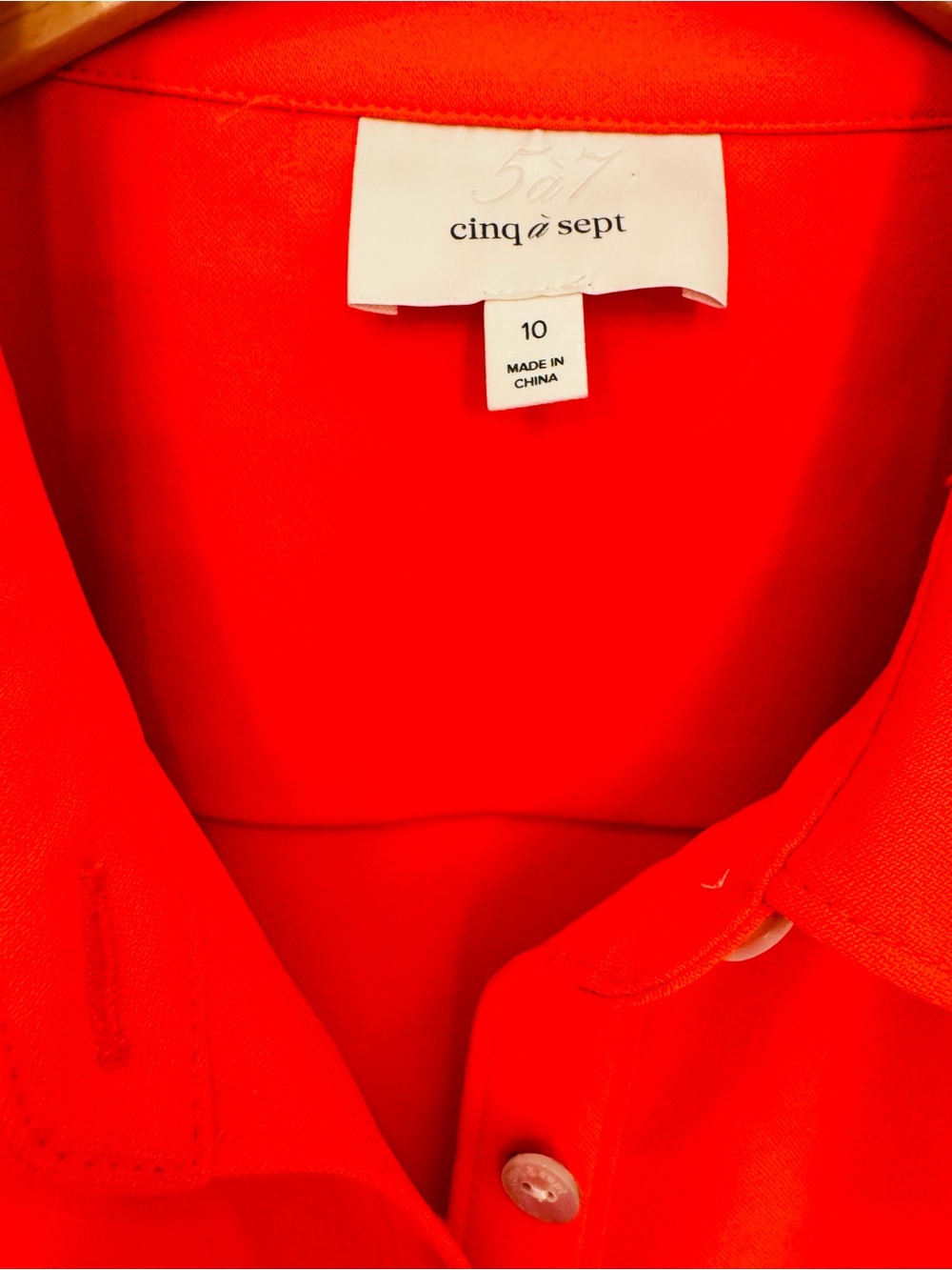 Cinq à Sept Orange Utility Mini Dress – Size 10 – Brand New - Picture 3 of 8
